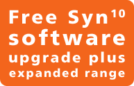 Free Syn10 software - upgrade plus expanded range